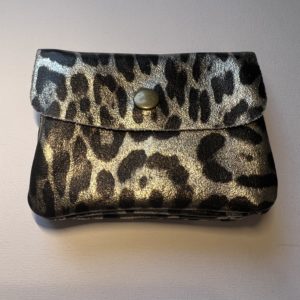 MONEDERITO ANIMAL PRINT DORADO