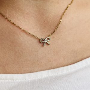 COLLAR LACITO BRILLANTES