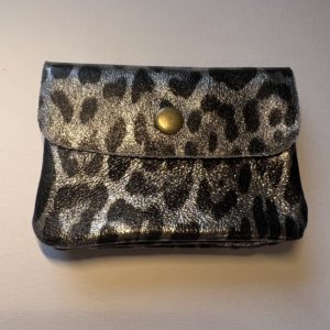 MONEDERITO ANIMAL PRINT PLATEADO