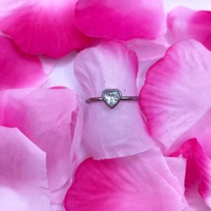ANILLO CUORE PLATEADO
