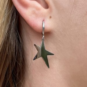PENDIENTES STAR PLATEADO