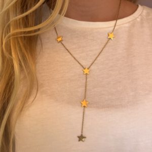 COLLAR ESTRELLITAS COLGANDO